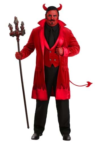 Exclusive Mens Plus Size Debonair Devil Costume