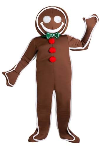 Plus Sized Iced Gingerbread Man Costume