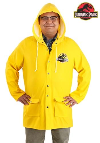 Plus Size Jurassic Park Yellow Raincoat Costume