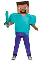 Child Deluxe Steve/Herobrine Costume Alt 1