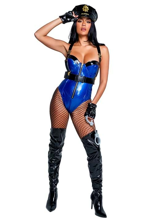 Womens Playboy Frisky Police Business Costume