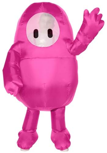 Fall Guys Girl's Pink Inflatable Costume