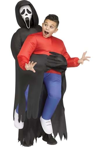 Ghost Face Inflatable Piggyback Costume