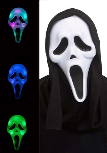 Adult Color Changing Ghost Face Mask