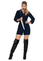 Womens Dark Blue Killer Mechanic Romper Costume