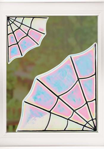 Iridescent Spooky Faux Stainglass Window Cling