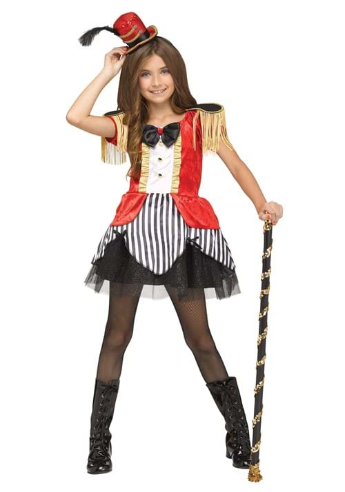 Girls Circus Ringmaster Beauty Costume