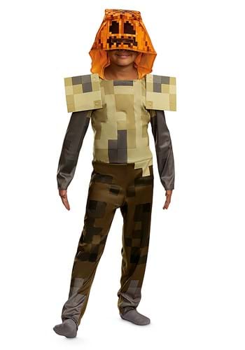Kid's Minecraft Husk Jack O'Lantern Costume