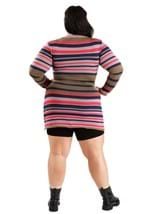 Womens Astrid Striped Distressed Sweater Dress Alt 3