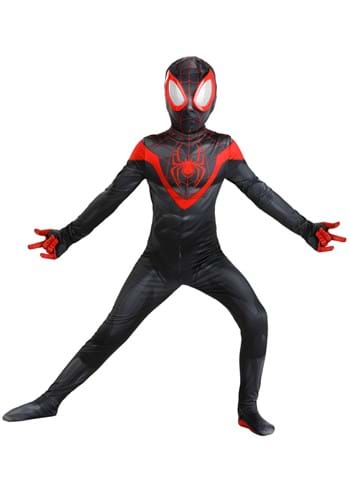 Boys Marvel Miles Morales Zentai Suit Costume