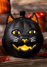 9inch Vintage Black Cat Light-up Jack O' Lantern Alt 2