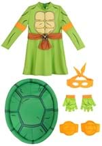Girl's TMNT Michelangelo Costume Dress Alt 12