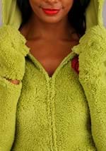 Women's Dr. Seuss Grinch Costume Romper Alt 2