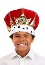 Kids Royal Red King Costume Hat