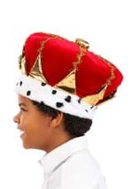 Kids Royal Red King Costume Hat Alt 2