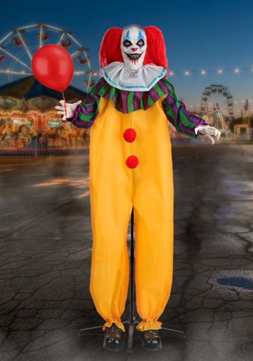 Nickles the Nightmare Clown Animatronic Decoration