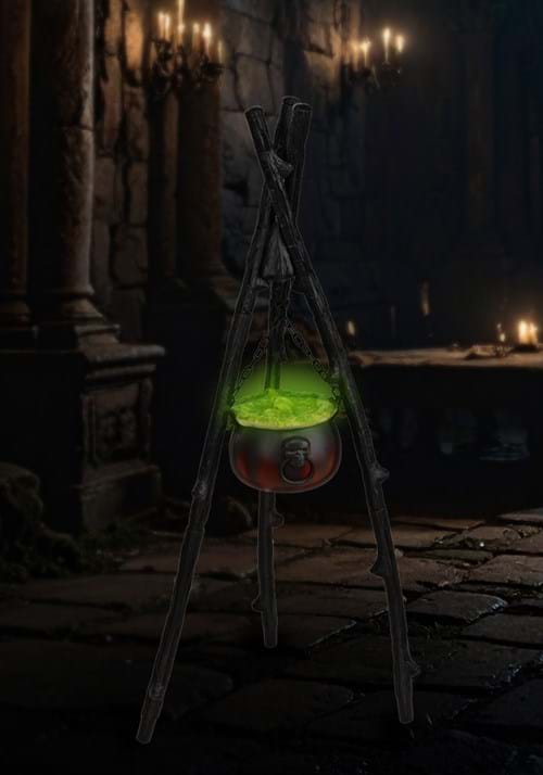 Boiling Up Trouble Witch Cauldron Decoration