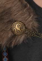Black Faux Fur Collar Kids Viking Costume Cape Alt 4