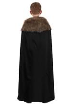 Black Faux Fur Collar Kids Viking Costume Cape Alt 1