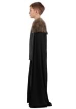 Black Faux Fur Collar Kids Viking Costume Cape Alt 2
