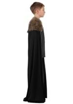 Black Faux Fur Collar Kids Viking Costume Cape Alt 3