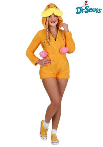 Adult Dr Seuss The Lorax Costume Romper