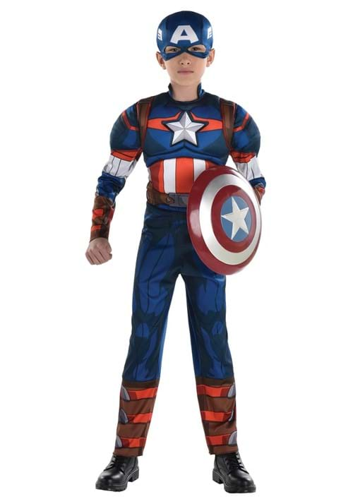 Boys Captain America Costume