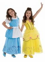 GIRLS REVERSIBLE BELLE COSTUME Alt 1