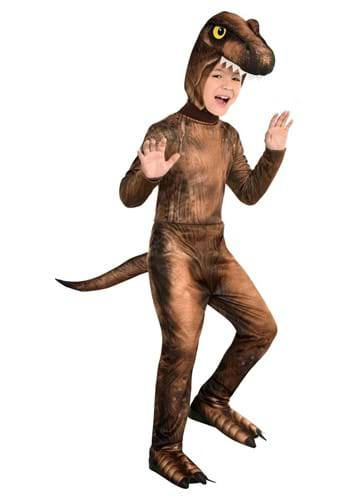 Boys Jurassic T Rex Jumpsuit Costume