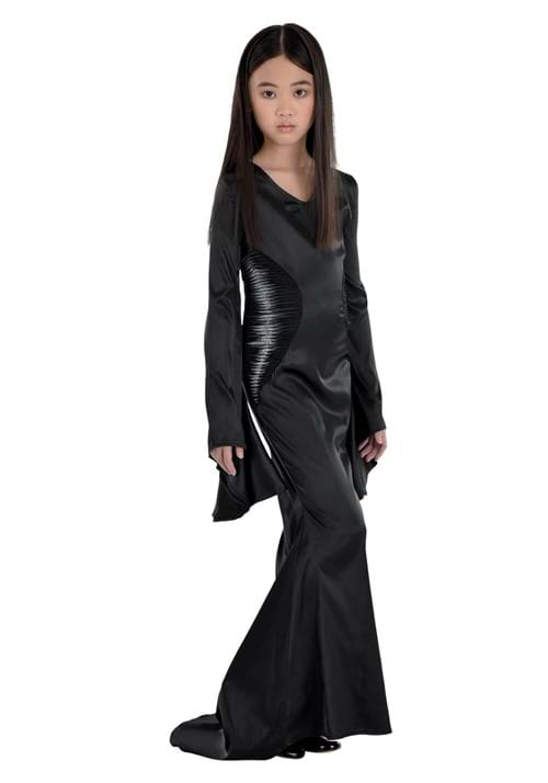 Girls Wednesday Morticia Costume