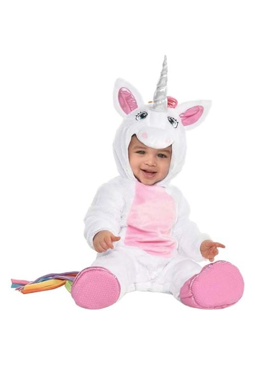 Infant White Unicorn Costume