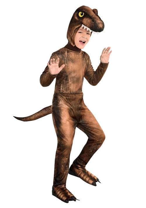 Boys Jurassic T Rex Toddler Jumpsuit Costume