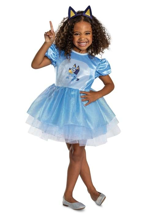 Girls Toddler Bluey Classic Costume Dress