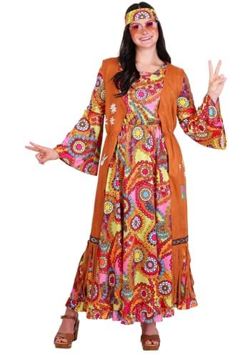 Womens 70s Woodstock Hippie Costume