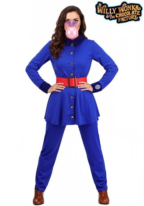 Adult Willy Wonka Chocolate Factory Violet Costume