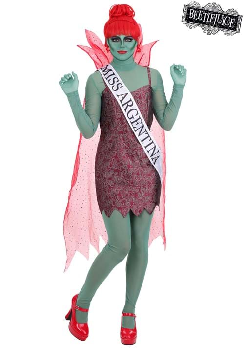 Adult Beetlejuice Receptionist Miss Argentina Costume