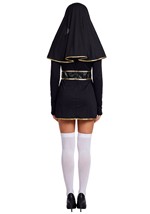 Womens Sexy Long Sleeved Warrior Nun Costume Alt 2