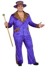 Plus Mens Purple Economy Pimp Costume
