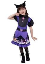 Girls Kuromi Hello Kitty Costume Dress Alt 1