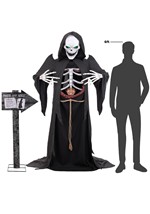 7 ft. Halifax the Hungry Photo Booth Reaper Animat Alt 10