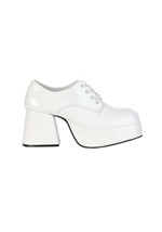 Mens White Disco Pimp Shoes Alt 3