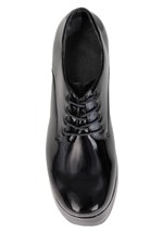 Mens Patent Black Disco Pimp Shoes Alt 6