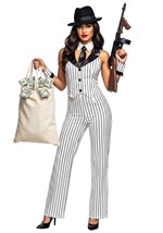 Womens All About Business Mob Boss Costume Alt 1