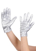 Adult Metallic Silver Gloves Alt 2