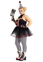 Womens Plus Twisted Clown Costume Alt 2