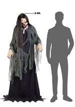 5.9FT Lumbering Lady Zombie Animatronic Decoration Alt 5