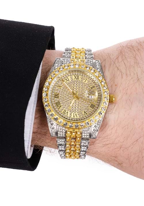 Golden Bling Costume Watch Accessory