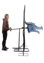 3FT Blue Dragons Head Actormatronic Decoration Alt 5