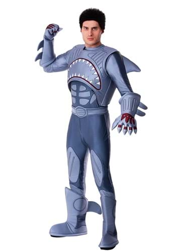 Plus Size Sharky Superhero Costume