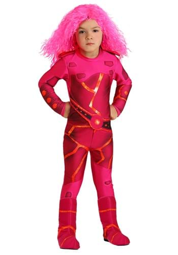 Toddler Girls Fiery Superhero Costume